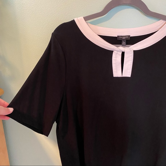 Talbots Blouse with Keyhole Cutout - Picture 4 of 6